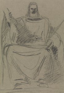 Study of a Seated Male Figure