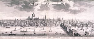 Panoramic View of London, 1710