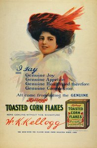 Poster for Kelloggs Cornflakes by Benjamin Tichtman