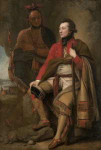 Colonel Guy Johnson and Karonghyontye (Captain David Hill)