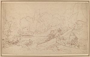 Study for The Battle of La Hogue by Benjamin West