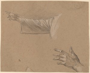 Study of a Right Arm and a Left Hand