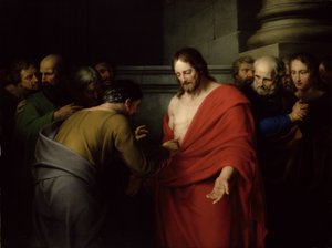 The Incredulity of St. Thomas by Benjamin West