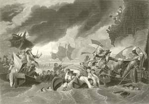 The battle of La Hogue