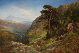 On the Hills above Betws-y-Coed, Wales