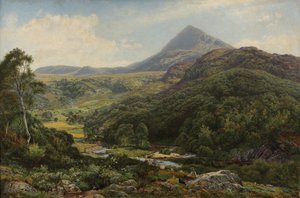 Quiet Valley among the Welsh Hills, 1860 by Benjamin Williams Leader