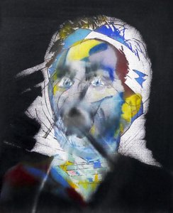 Sur-Self-Portrait with Hijab, 2017 by Benoit Erwann Boucherot