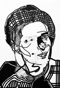 Surportrait: Simone de Beauvoir, 2019 by Benoit Erwann Boucherot
