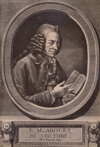 Voltaire, French writer and philosopher by Benoit Louis Henriquez