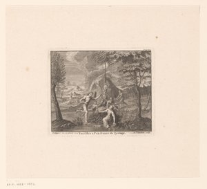 Offering to Pan and the Transformation of Syrinx by Benoît Audran (I)