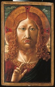 Christ Blessing by Benozzo di Lese di Sandro Gozzoli