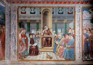 Life of St. Augustine: St. Augustine Teaching in Rome
