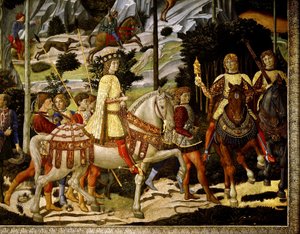 The Travel of the Magi Kings by Benozzo di Lese di Sandro Gozzoli