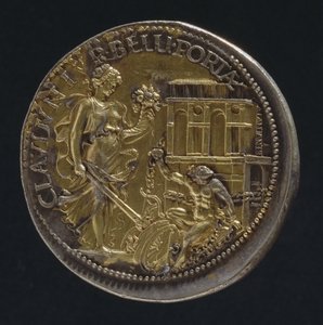 Medal Depicting an Allegorical Figure by Benvenuto Cellini