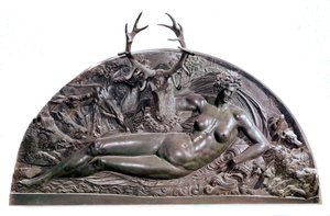 The Nymph of Fontainebleau by Benvenuto Cellini