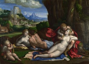 An Allegory of Love by Benvenuto Tisi da Garofalo