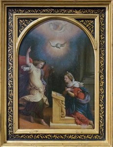 Annunciation by Benvenuto Tisi da Garofalo