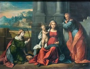 Holy Family by Benvenuto Tisi da Garofalo