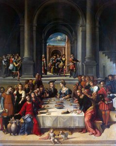 The Marriage at Cana by Benvenuto Tisi da Garofalo