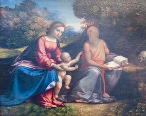 Virgin with Child and St Jerome