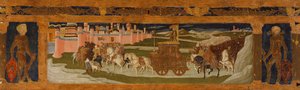 Predella Panel: Triumph of David by Benvenuto di Giovanni