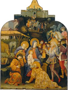 The Adoration of the Magi by Benvenuto di Giovanni