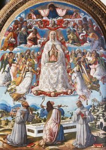 The Assumption of the Virgin with Saint Thomas Receiving the Girdle between Saints Francis of Assisi and Anthony of Padua