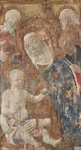 Virgin and Child with Saints Jerome and Peter(?) and Angels