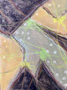 Abstract Pastel Fields by Berit Pihl