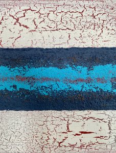 Cracked Paint Stripes by Berit Pihl