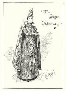 The Stage Adventuress by Bernard (after) Partridge