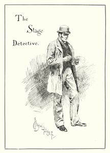 The Stage Detective by Bernard (after) Partridge