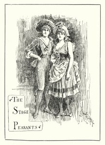 The Stage Peasants by Bernard (after) Partridge