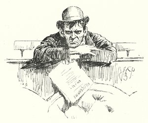 The Earnest Student of the Drama by Bernard (after) Partridge