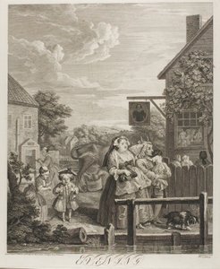 Evening, plate three from The Four Times of the Day by Bernard Baron