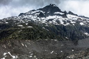 Mountains Above the Rhone Glacier, Switzerland