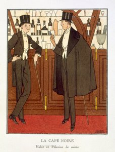 The Black Cape by Bernard Boutet de Monvel