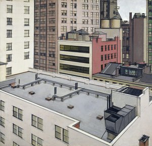 Roofs of New York, c.1930 by Bernard Boutet de Monvel