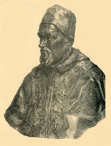 Bust of Pope Innocent X, c. 1690, 1881 by Bernard Collier