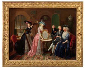 Portrait of the Villers Family by Bernard Duvivier
