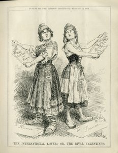 Illustration of Bernard Partridge in Punch by Bernard John Partridge