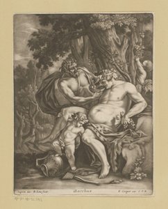 Bacchus Surrounded by Satyrs by Bernard Lens (II)
