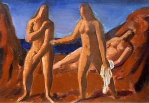 Group of Bathers