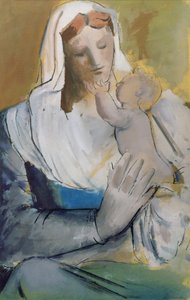 Mother and Child by Bernard Meninsky