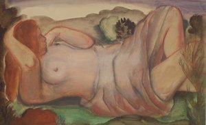 Reclining Nude in a Landscape, c.1940
