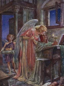 Scene from Rabbi Ben Ezra by Robert Browning by Bernard Partridge