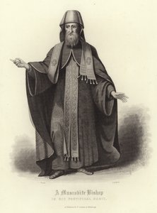 A Muscovite Bishop in His Pontifical Habit by Bernard Picart