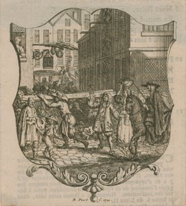 A Scene from London by Bernard Picart