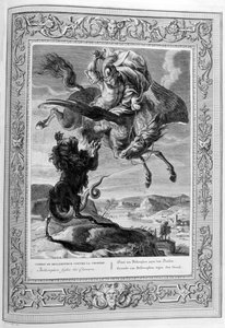Bellerophon fights the Chimera, 1733