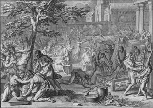 Feast in Honor of the Sun, the Day of the Great Ramy, 1723